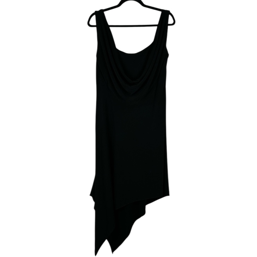 Joseph Ribkoff Black Asymmetrical elegant dress great for holidays or evenings